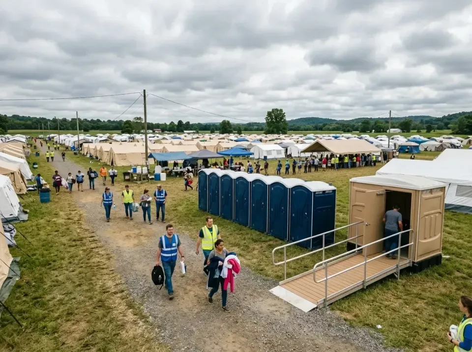 disaster-relief-camp-restrooms-010 — frequently asked questions, Dumpster & Portable Bathrooms Rental in New Burlington, OH